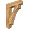 Ekena Millwork Balboa Arts & Crafts Rough Sawn Bracket, Western Red Cedar, 6"W x 30"D x 38"H BKT06X30X38BOA03RWR - alternate 1